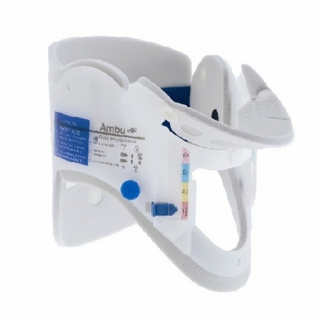Cuello ortopedico ajustable radio transparente, Ambu.