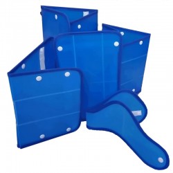 Juego de férulas inmovilizadoras cartonplast pediátrico, Health Solutions.